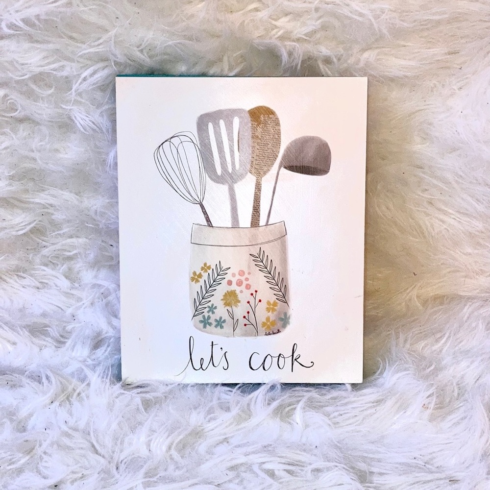 Kitchen “Let’s Cook” Sign